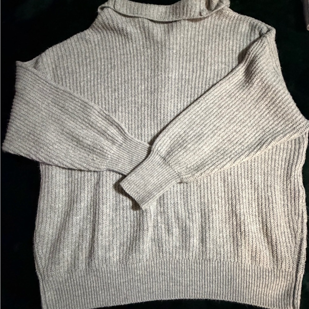 Isabel Marant Gray Ribbed Cardigan - Picture 4 of 5